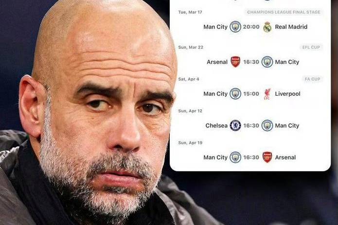 地狱级难度！曼城“四线争冠”之路迎来终极魔鬼赛程